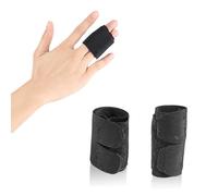 Tomedeks 2 Piezas Ferula Dedo, Soporte para Mangas De Dedos, Manga De Compresión para Dedos, Protector Dedos Mano (Dedos De Una Mano + Dedos De Ambas Manos.)