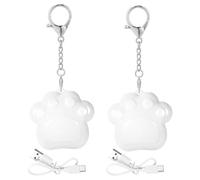 Tomedeks 2 piezas Luz para bolso de mujer, con forma de pata de gato, luz para bolso de mujer con sensor, lámpara LED recargable con sensor de movimiento, carteras y regalos