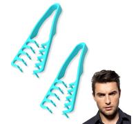 Tomedeks 2 piezas Peine voluminizador para textura del cabello, peine de púas anchas, herramienta voluminizadora para raíces, accesorio para el cuidado del cabello de hombres y mujeres