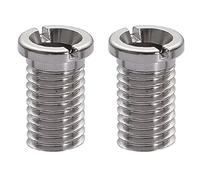 Tomedeks 2 Piezas Tornillo Hueco para Válvula De Fregadero, Fregadero Cesta Filtro Tornillo,Fregadero Cesta Tornillo,Acero Inoxidable,para Lavabo Colador Enchufe Desague Fregadero(25Mm)