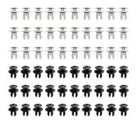 Tomedeks grapas coche,remaches plastico coche,60 piezas, resistentes al desgaste y a la corrosión,para clips decorativos de puertas de coches, etc., para mantener el orden y la belleza