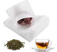 Tomedeks Paquete de 200 bolsitas de té desechables en papel de filtro filtro de té para especias de té sueltas Filtro Te Bolsas De Te Bolsitas De Te Saquitos De Tela - blanco