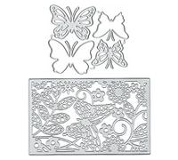 Tomedeks troqueladoras para manualidades,flores papel,troqueles scrapbooking,2 piezas, duradero y exquisito,para scrapbooking, tarjetas de papel, gofrado, álbumes, jugar DIY habilidad práctica