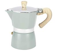 Tomedny Cafeteras exprés para estufa, cafeteras italiana, ollas para moca, cafeteras exprés con mango antideslizante para acampar en casa (150ML azul lago)