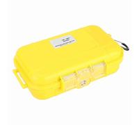 Tomedny Caja Seca, Estuche de Almacenamiento a Prueba de Golpes Contenedor de Almacenamiento de Supervivencia Estuche Protector de Supervivencia Caja de Transporte hermética Fácil de (Amarilla)