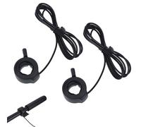 Tomedny Control de velocidad del acelerador del pulgar de 2 piezas, 3 cables del acelerador del pulgar del pulgar acelerador acelerador accesorios de scooter eléctrico para scooter