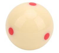 Tomedny Red Dot Cue Ball, Billiards Cue Ball with Dots 52.5mm Resin Billiard Snooker Practice Training Artifact Regulation for Tournament