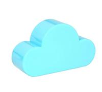 Tomedny Soporte para llaves de nube blanca, organizador de gancho para llavero, estante de pared con ganchos, organizador para llaves, decoración bonita para el hogar en la pared (Azul)