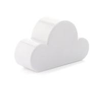 Tomedny Soporte para llaves de nube blanca, organizador de gancho para llavero, estante de pared con ganchos, organizador para llaves, decoración bonita para el hogar en la pared (Blanca)