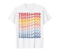 Tomelloso City Groovy Retro Camiseta