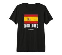 Tomelloso España | ES Bandera Ciudad - Bandera Ropa - Camiseta Premium