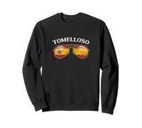 Tomelloso Spain Vintage Flag Sunglasses Design Sudadera
