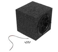 TOMETURE 1 Juego de Caja de Altavoz de Audio - Caja de Altavoz de Fieltro para Equipos de Sonido de vehículos para Sistemas estéreo de automóviles e integración de subwoofer móvil de 6.5 Pulgadas