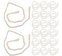 TOMETURE 100 mechas de algodón para Estufas de Queroseno - Repuestos para lámparas de Aceite para linternas de Queroseno de Senderismo y Exteriores, 17,32 Pulgadas