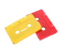 TOMETURE 2 casetes Retro vírgenes: Cintas de Casete para Manualidades - Cintas de grabación de Audio Retro vacías, Carcasas vacías para decoración de Fiestas