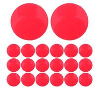 TOMETURE 20 geles correctores de color: filtros de luz de 4,3 x 4,3 cm, láminas de plástico rojo para tubos y focos. Geles difusores para iluminación LED doméstica, estudios y teatro.