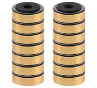 TOMETURE 20 Unidades Almohadillas Aislantes de Vibraciones para Altavoces de Estantería y Subwoofer, Amortiguadoras y Antideslizantes, Material Abs y Eva, para Sistemas de Audio en Casa