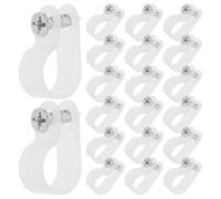 TOMETURE 200 Unidades Abrazadera para Cable Tipo P de 1/2 Pulgada con Tornillos de Acero Inoxidable, Estructura Metálica Reforzada y Clip de Apertura Rápida para Instalación en Exteriores y