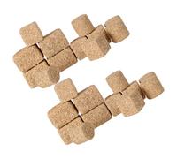 TOMETURE 24 Piezas de Heno Decorativo Miniatura de Madera Diseño Realista para Casa de Muñecas y Manualidades DIY, Fardos Pequeños Seguros y Combinables