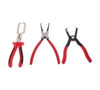 TOMETURE 3 Piezas Kit de Herramientas para Desconexión Rápida de Mangueras de Freno y Aceite de Automóvil Cobertura Completa y Acero de 22x4.8x2.2 Cm para Reparación y Servicio Automotriz