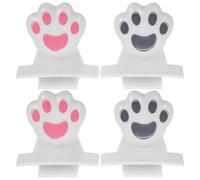 TOMETURE 4 piezas de elevadores de asiento de inodoro: Elevador de tapa de inodoro - Abridor de tapa sin contacto con forma de pata de gato - Higiénico para baño, hogar, oficina y hotel - Fácil de