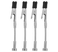 TOMETURE 4 piezas de manos auxiliares magnéticas: herramienta flexible de tercera mano con brazos de cuello de cisne y pinzas de cocodrilo para soldadura electrónica, joyería, pintura, arte y