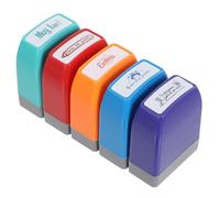 TOMETURE 5 sellos para profesores: Sello de calificación para profesores de español - autoentintable para el aula, ideal como regalo para motivar a los niños, para tareas escolares, premios y