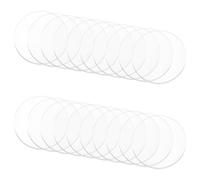 TOMETURE 50 Unidades Almohadillas Antideslizantes de PP para Mesa de Vidrio, Parachoques Redondos Aplicables Resistentes al Desgaste Diario, Protectores Transparentes para Muebles