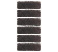 TOMETURE 6 Almohadillas de Repuesto catalíticas para Calentadores de Manos, Almohadillas de Fibra de Vidrio para Calentadores de Manos portátiles, 3 cm x 1 cm, Calentamiento rápido para Acampar al