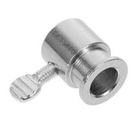 TOMETURE Accesorio para Asador de Parrilla de Metal Cromado Plata, 20 Mm | Diámetro Interior 11, 5mm y Orificio Lateral 5, 2mm, Acabado de Hierro Cromado, Uso en Barbacoa Exterior