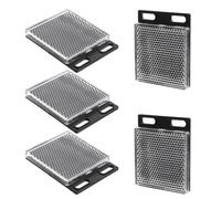 TOMETURE Accesorio Reflector de Sensor 5 Piezas Panel Fotoeléctrico Cuadrado para Tráfico y Edificios Alta Reflectividad Mejora Visibilidad Nocturna