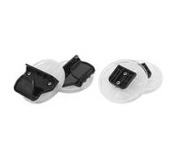 TOMETURE Accesorios de Conexión para Puerta de Seguridad Infantil Kit de Fijación de Plástico Negro para Corralito Extensible Base y Soporte Estabilizador para Puertas y Escaleras
