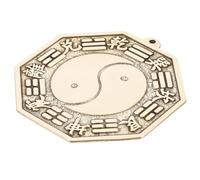 TOMETURE Adorno de Espejo Tai Chi de Latón Dorado para Exorcizar el Mal y Almacenar la Suerte Fina Artesanía para Decoración de Sala y Ambiente