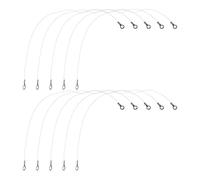 TOMETURE Alambre de Acero Inoxidable para Cortar Pasteles 12,58 Pulgadas, 10 Piezas de Repuesto para Cortadores de Queso y Bizcocho, Accesorios para Hornear Corte Preciso y Uso Versátil