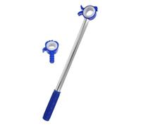 TOMETURE Barra de Apertura para Ventanas Aleación de Aluminio y Plástico, Herramienta Auxiliar Azul para Abrir Persianas en Dormitorios y Cocinas, Acceso Fácil y Ahorro de Espacio