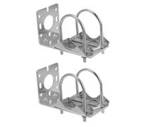 TOMETURE Bastidores de Postes para Montaje de Antena Exterior, 2 Piezas de Aluminio Duradero para Sujeción en Redes Fijas y Antenas Omnidireccionales
