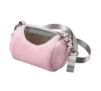 TOMETURE Bolsa de Transporte Resistente Redonda para Hámster de Terciopelo Diamante Correa Extensible Ajustable para Viajes y Excursiones de Mascotas Pequeñas