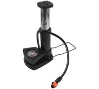 TOMETURE Bomba de Aire para Neumáticos de Bicicleta Portátil de Alta Presión Manómetro, Bomba de Ciclo Multifuncional de Aluminio Ligera para Ciclismo, Moto y Coche, Inflador de Piso