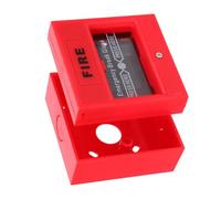 TOMETURE Botón Pulsador de Alarma de Emergencia Reiniciable Rojo, Interruptor Manual para Sistemas de Alarma contra Incendios, Compatible Seguridad Tradicional, Fácil Activación