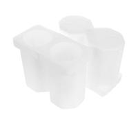 TOMETURE Caja para Vino Espuma Protectora Doble Botella 85 MM, Contenedor para Envío y Embalaje Seguro, Adecuada para Transporte y Almacenamiento de Cristalería