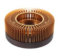 TOMETURE Calentador de Tetera, Calentador de té de Aluminio con Base de Madera, de Velas para Calentar té, café, Leche, Alimentos, para Acampar y Viajar, de Tetera Universal