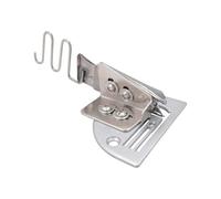 TOMETURE Canteadora de Cuatro Pliegues Encuadernadora de Máquina de Coser, Acero Inoxidable, Plata, para Tela, Repuesto para Bordes y Proyectos Tejido Ligero, Pieza para Máquina Industrial