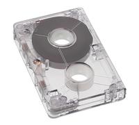 TOMETURE Casete Vacío de 60 Minutos para Grabación Fácil y Portátil, Material Plástico Estuche Rígido Transparente Adecuado para Cumpleaños y Fiestas