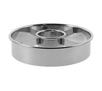 TOMETURE Cortadores de rosquillas de acero inoxidable: Cortador de galletas redondo para hornear, molde mini para rosquillas de 8 cm/3,15 pulgadas para pasteles, freír, hacer bagels, galletas y