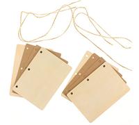 TOMETURE Cuadernos de Matrimoniales Totalmente Ensamblados Juego de 4 de Madera Beige, Creativos y Resistentes para de Boda y Obsequio Especial