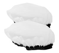 TOMETURE Cubierta de Lámpara de Fotografía de Tela Clara, Pantalla Redonda Difusora de Luz Suave para Estudio, Diámetro 27 Cm, Paquete de 2 Unidades, Accesorio para Iluminación Profesional