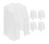 TOMETURE Cubierta Protectora De Aguja De Tocadiscos 5 Piezas Plástico Transparente Ligero Para Agujas De Plato Giratorio Fácil Reemplazo Y Protección Contra Polvo