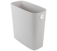 TOMETURE Cubo de Basura Delgado de Plástico 1 Pieza Color Gris Cálido para Cocina y Baño, Bote Multiusos Compacto para Oficina y Hogar, Almacenamiento Práctico para Residuos en Espacios