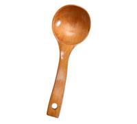 TOMETURE Cuchara de Madera Grande para Sopa Mango Largo, Ligera y Resistente al Desgaste, Utensilio Multifuncional para Cocina Casera y Restaurantes, Adecuado para Gachas y Arroz