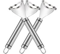 TOMETURE de Trilladora de Maíz con Mango Ergonómico Set de 3 Piezas de Acero Inoxidable Multi-funcional y Resistente Peladora Portátil Fácil de Limpiar para Cocina y Restaurante